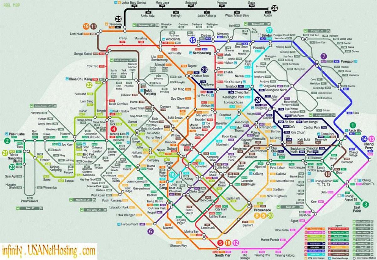 mapa ng Singapore sasakyan